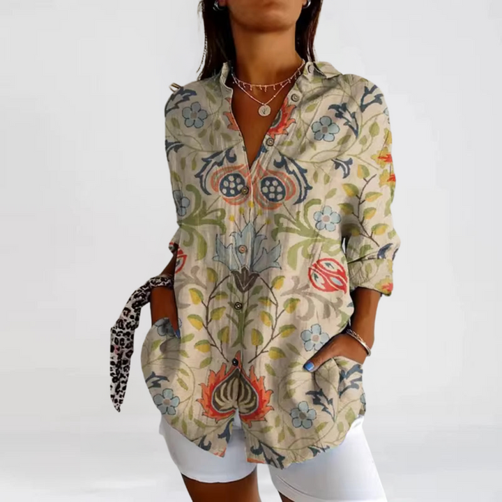 Sophia | Casual Blouse with Floral Print