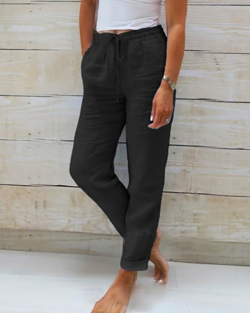 Hazel | Linnen Trousers