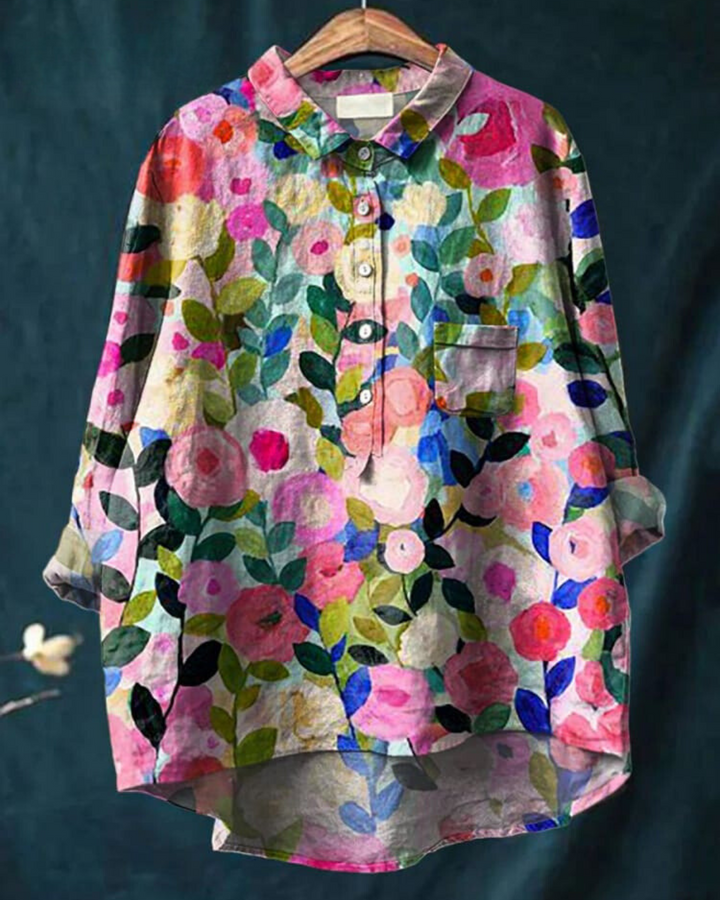 Manon | Blouse with floral print