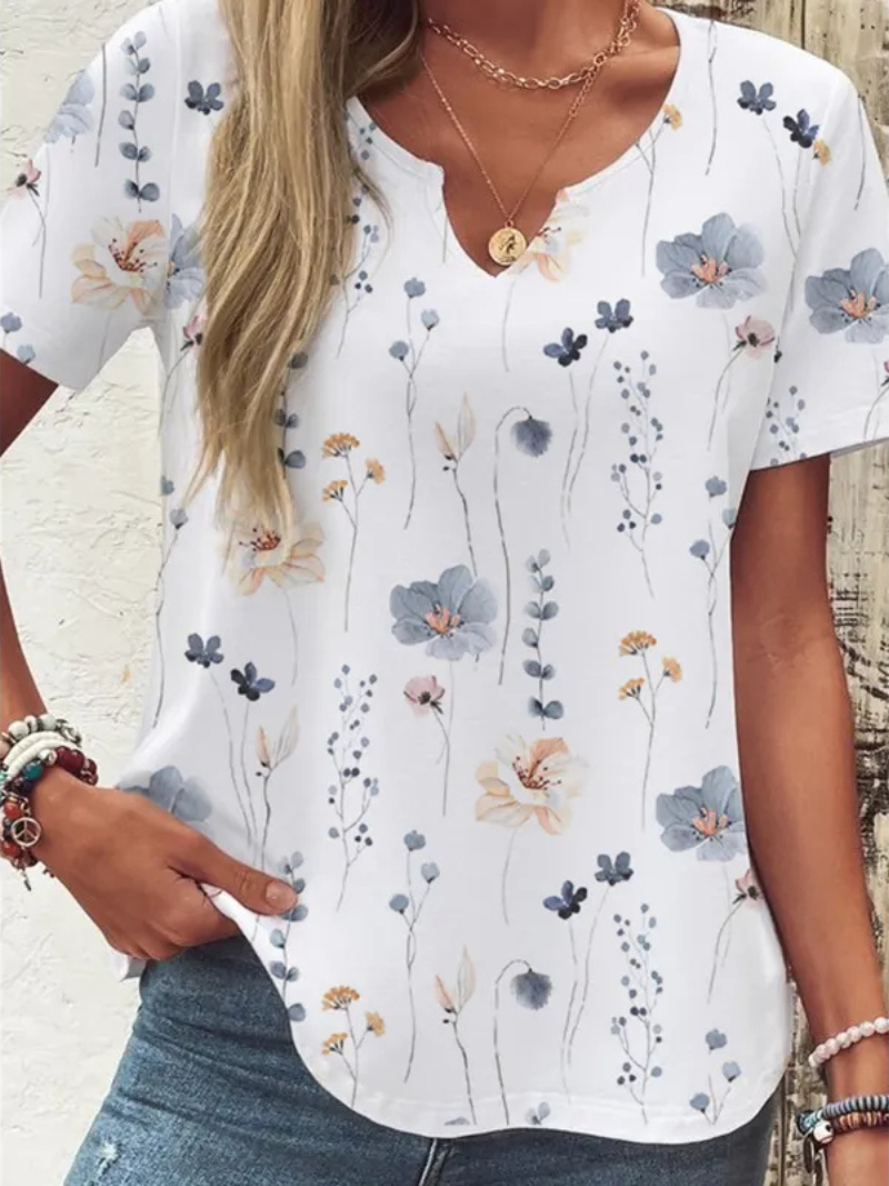 Lilith | Floral Button-Up Blouse