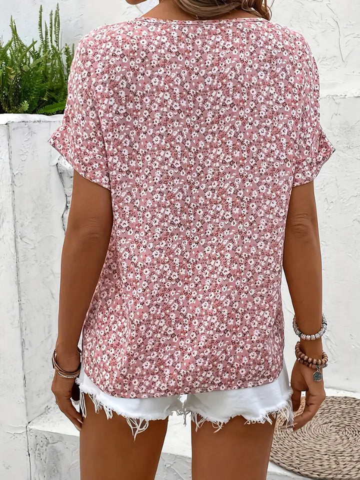 Lilith | Floral Button-Up Blouse