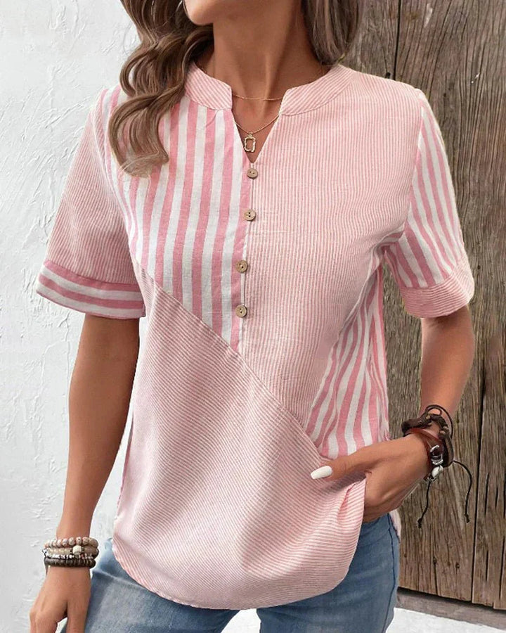 Sienna | Soft Striped Blouse