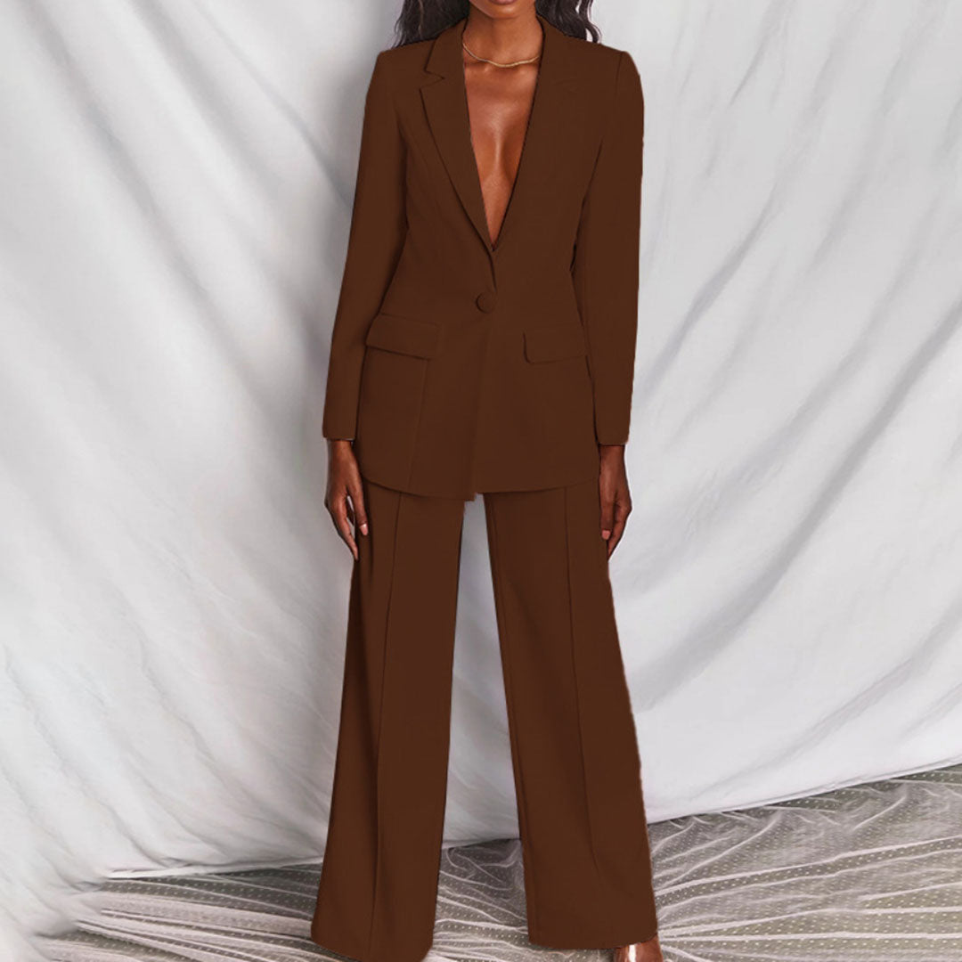 Valentina - Stylish Blazer & Pants Set