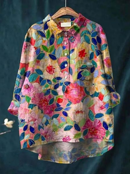 Manon | Blouse with floral print