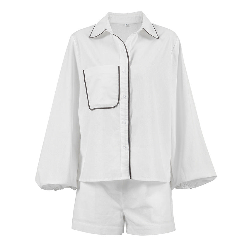 Marian | Belted Button-Up Set