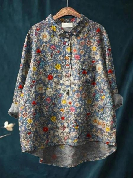 Manon | Blouse with floral print