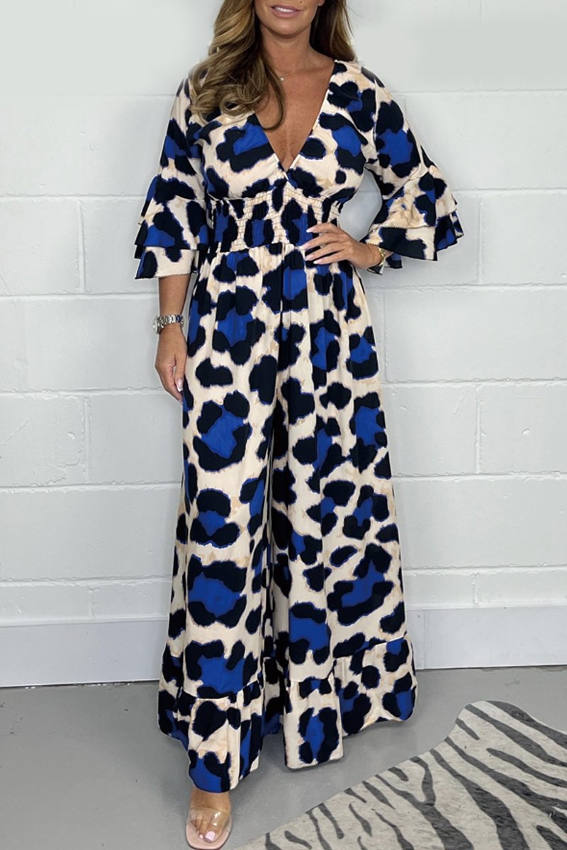 Francesca - Leopard Jumpsuit